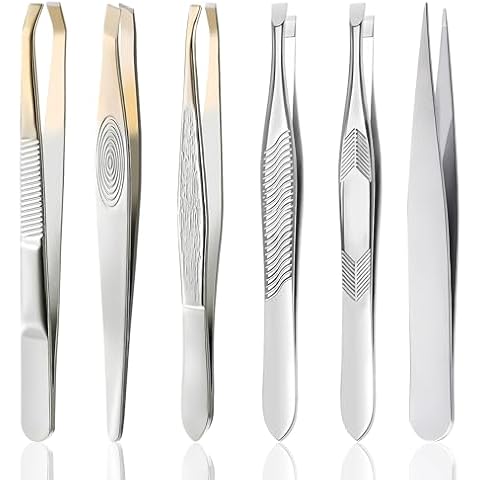 Pince à épiler Leikedun 6 pièces Cover