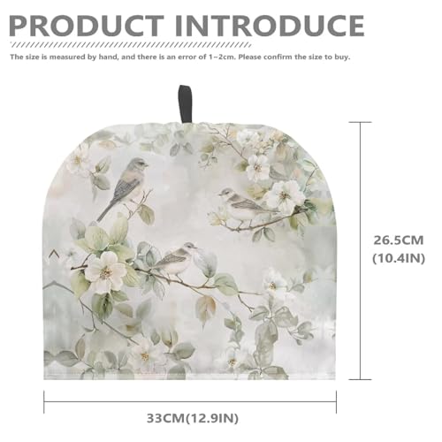 Image of Hudotybom Floral Hummingbird Tea Cozy for Teapot Insulated Large Teapot Cover to Keep Warm Tea Kettle Cover Machine Washable Coffee Pot Cloth Covers Kitchen Home Decorations