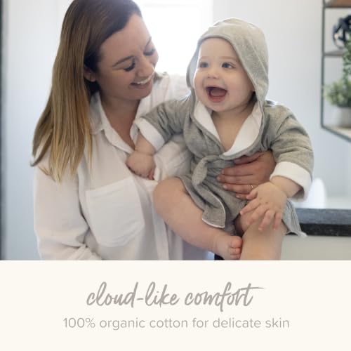 Image of Burt's Bees Baby Infant Hooded Towels, Unisex Bath Essentials, 2-Pack