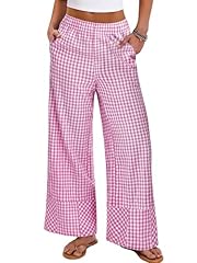 Hot Pink White Plaid