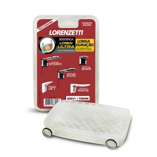 Resistência Acqua Ultra 220V 7800W 3065B, Lorenzetti, 7589117, Metal, Pequeno
