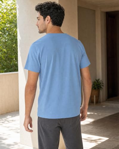 Image of Nobero 100% Cotton T Shirts for Men Stylish | Regular Fit | Graphic Printed T Shirts for Men 180 GSM Combed Cotton | Round Neck Half Sleeve
