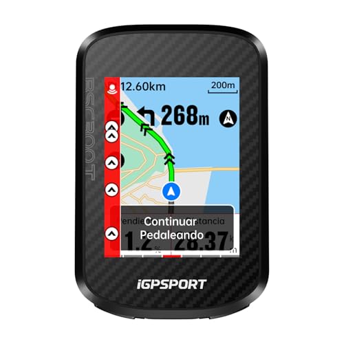 iGPSPORT BSC300T GPS Bicicleta, Pantalla Táctil Color 2,4'' GPS Bicicleta Computadora Navegación Mapas Compatible 130 Datos Compatibles de E Bike, IPX7 Impermeable, Tipo C
