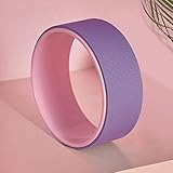  Jstoo Yoga Massage Sportif Roue De Yoga Formation du Dos Anneau De Yoga TPE Taille Forme Bodybuilding Abs Gym Équipement De Fitness Professionnel-Rose