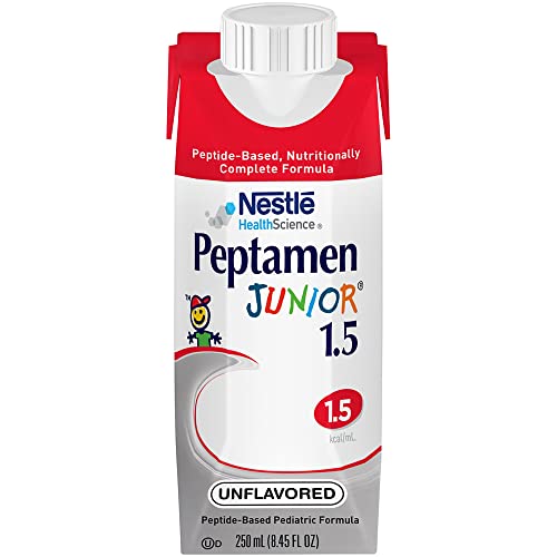 Peptamen Junior 1.5 Peptide-Based Complete Nutrition Unflavored 250 mL Carton 24 Ct