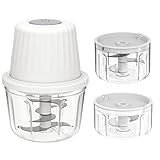 Matériau de qualité alimentaire : Fabriqué en ABS robuste, le Hachoir Électrique garantit une utilisation en toute sécurité dans toutes les cuisines. Ce coupe-légumes électrique séduit par sa construction solide et sa simplicité d'utilisation au quotidien