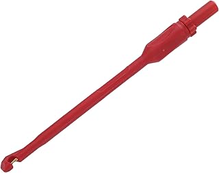 Test Needle, Insulation Piercing Probe Safe Heavy Duty J.30036 Stable with 4mm Plug for Multimeter for Circuit Testing (Red)