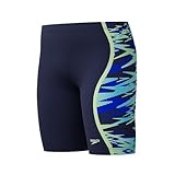 À confirmer Speedo Hyperboom Splice Short de Bain pour garçon Bleu Marine Taille 16