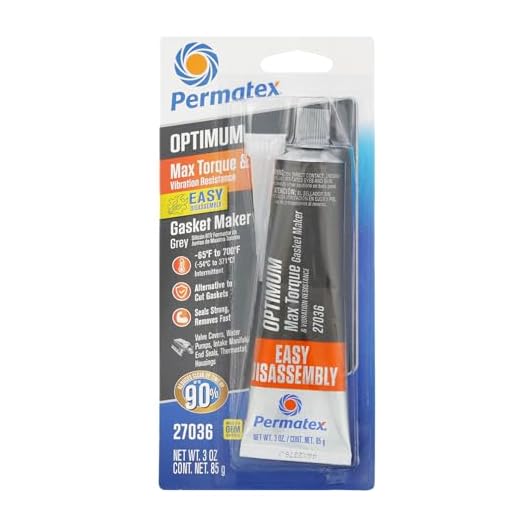 Permatex 27036 Optimum Grey Gasket Maker 3.35 oz, 1 Pack