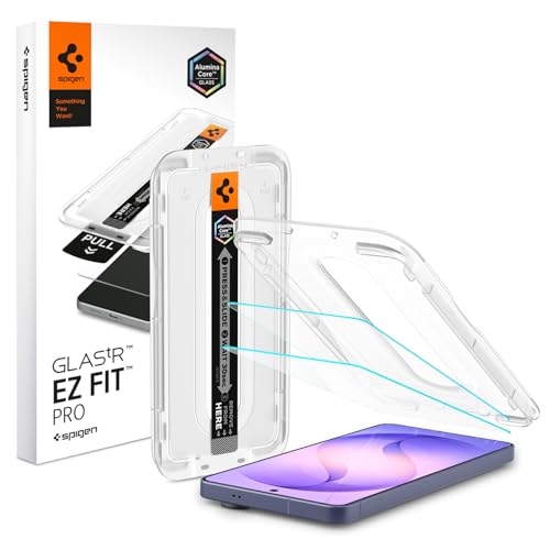 Spigen Glas.tR EZ Fit Pro Verre Trempé pour Galaxy S26 Ultra, 2 Pièces, Installation Facile, Dureté 10H+, Résistant aux Rayures, Protection écran