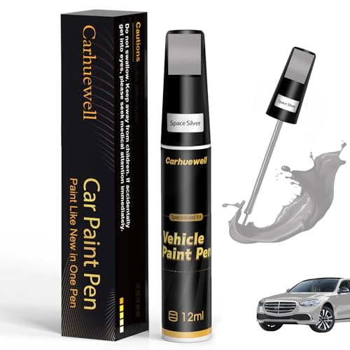 Image of Silver Touch Up Paint for Cars, Auto Car Paint Touch Up Paint Pen for Deep Scratches, Car Scratch Repair Pen, Quick and Easy Solution to Repair Minor Automotive Scratches (Space Silver)