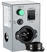 BOYISEN Generator Transfer Switch - 15 Amp 120V ETL Certificated Manual Generator Transfer Switch...