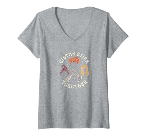 T-shirt Hocus Pocus coupe ajustée col V en coton doux et respirant