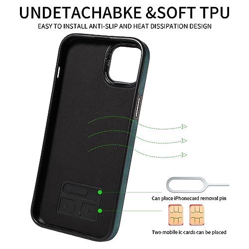 Protection antichoc iPhone 14 Plus coque portefeuille magnétique - 2