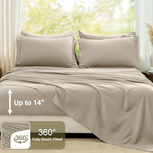 FUANNA Full Comforter Set 7 Pieces, Luxury Bed in a Bag Soft Bedding Sets by FUANNA - Used condition - Image 6