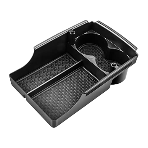 Organisateur d'accoudoir central de voiture avec porte-gobelet pour boîte de rangement