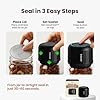 Plateful Electric Mason Jar Vacuum Sealer Kit (Lids Included) For Wide Mouth And Regular Mouth Jars, Portable Jar Vacuum Sealer, Canning Machine Food Storage, Includes Lids, Opener, Charger #1