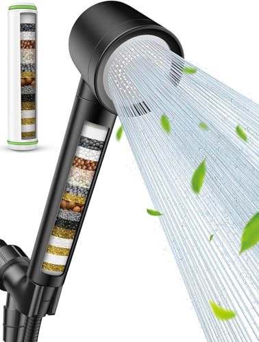 Fitespot Ion Drops Filtered Shower Head with Handheld, High Pressure