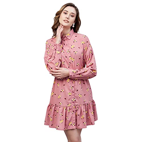 Image of Carlton London Women's Satin Fit and Flare Mini Dress