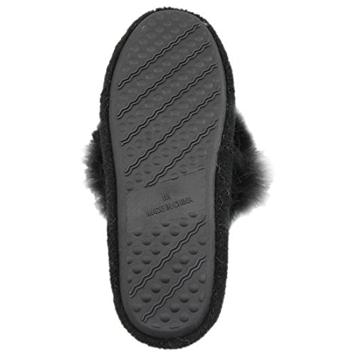 Forfoot Fuzzy Slippers Thong, Women's Cozy Slippers Flip Flops House Indoor Slippers Plush Coral Lining Thong Slippers Open Toe Slippers4