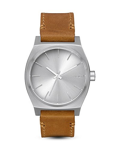 Nixon Herren Analog Quarz Uhr mit Leder Armband A1137-2872-00