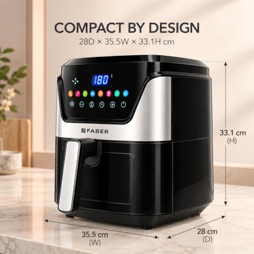 Faber Store Faber 6L 1500W Digital Air Fryer - Image 3