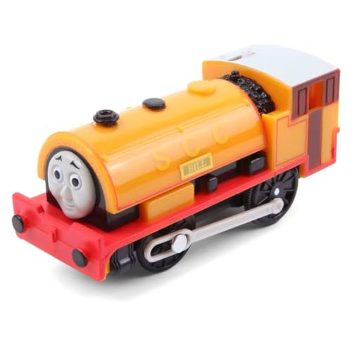 LATUROP Th-omas and Friends Train Plastic Electric Master Battery Powered Toy Set Kids Boys Girls (Bill Train)