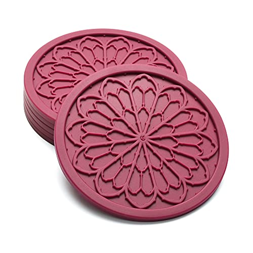 Silicone Coasters for Drinks - 6 Pack 4