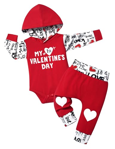 Image of Fommy Newborn Baby Boy Clothes Plaid Letter Print Long Sleeve Hoodies + Long Pants 2PCS Fall Winter Outfits Set