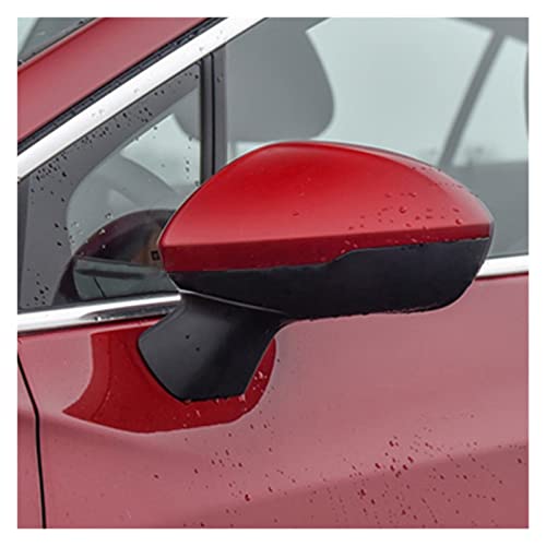 Coques de rétroviseur en plastique ABS robuste rouge pour Cruze - 4