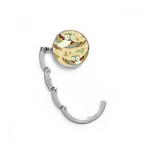Cintre de table multicolore aux motifs de hiboux pour un cadeau