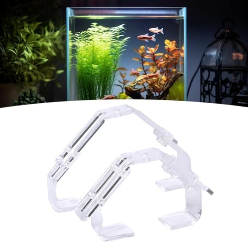 Image of 2X Aquarium Light Bracket Mount Clips for Aquatic Plants Aquariums Saltwater