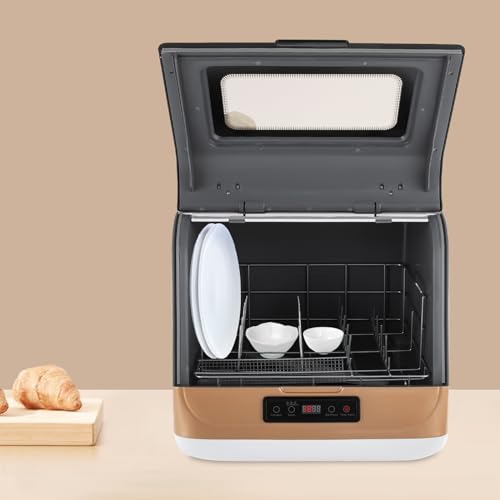 ACROSSPART Mini Geschirrspüler Tischgeschirrspüler Multifunktions Dishwasher Tragbarer Arbeitsplatten-Geschirrspüler mit 3-Waschmodi Spülmaschine Klein spült 12-20 Geschirrteile 5 ACROSSPART Mini Geschirrspüler Tischgeschirrspüler Multifunktions Dishwasher Tragbarer Arbeitsplatten-Geschirrspüler mit 3-Waschmodi Spülmaschine Klein spült 12-20 Geschirrteile