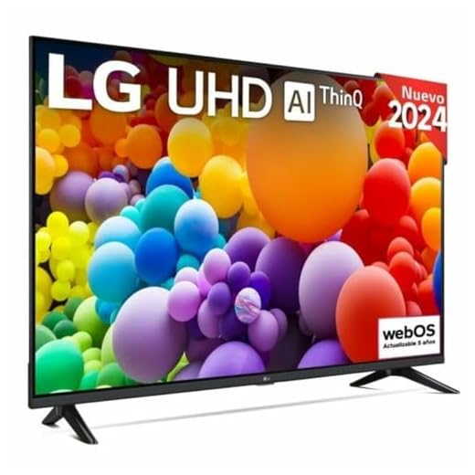 LG TV LED 2024 | 65UT73 | 65 Pouces | UHD | Processeur α5 gen 7 AI 4K, Noir