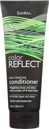 ShiKai Color Reflect Daily Moisture Conditioner (8 Fl Oz) | Lightweight Formula for Everyday Use | Avocado Oil & Shea Butter | Adds Shine, Body & Helps Maintain Color-Treated Hair
