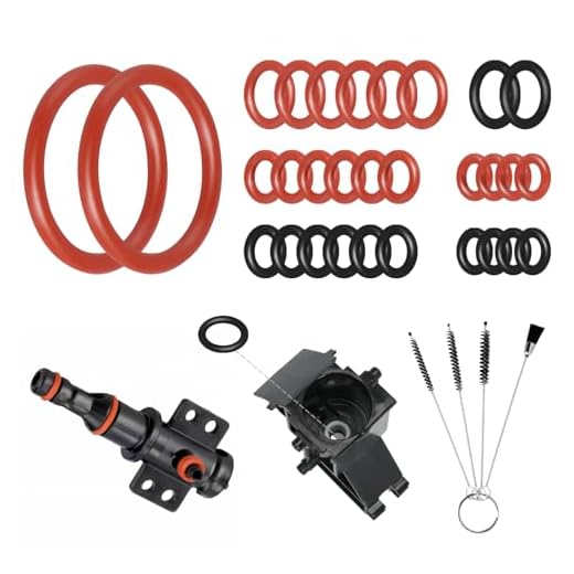 Dichtung O-Ringe für Philips Kaffeevollautomat, 30PCS Dichtungsringe Brühgruppe Enthält Reinigungset, O-Ringe für Philips Saeco für Supportventil Dampfventil Auslaufventil Kaffeevollautomat
