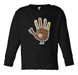 Hand Turkey Drawing - Thanksgiving Infant/Toddler Cotton Jersey T-Shirt