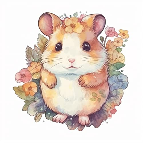 Image of Yoonek Graphics Hamster Vinyl Decal Sticker for Car, Laptop, Tumbler, More. #005600