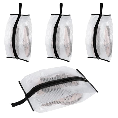 3 Stück Shoe Bag Schuhbeutel Reise Schuhtasche Wasserfeste Schuhtasche mit Reißverschluss Schmutzabweisende Schuhtaschen für Aufbewahrung zu Hause und Reisen