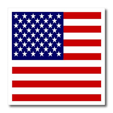 Amazon.co.jp : 3dRose アメリカ国旗 愛国的 星条旗 赤 白 青 7月4日