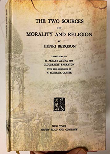 The Two Sources Of Morality And Religion [Facsi... B091TXTBWT Book Cover