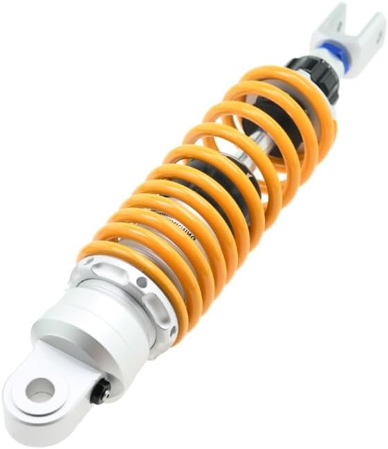 Generic Yellow 360mm Motorcycle Shock Absorber, Oil/Gas Cylinder, Rear Suspension for Honda, Kawasaki, Suzuki, Yamaha