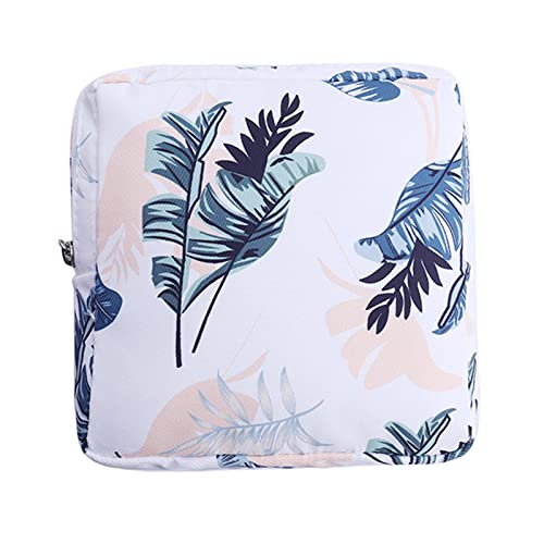 MagiDeal Neceser de Almacenamiento para Servilletas, Neceser para Mujer, Neceser Pequeño para Maquillaje, Neceser para Lápiz Labial, Neceser para Niñas Y Mujer, hojas blancas