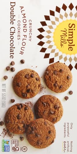 image for Simple Mills Almond Flour Crunchy Cookies, Double Chocolate Chip - Glu