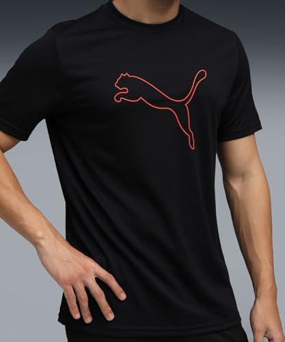 Image of Puma Men Polyester Solid Regular Fit T-Shirt