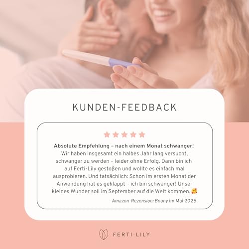 Ardo FERTI-LILY Kinderwunsch Empfängnishilfe, Schwangerschafts Hilfsmittel - natürlich sanft hormonfrei - Anwendung für zuhause, 100% medizinisches Silikon, Babyplanung & Schwanger werden