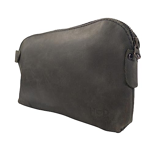 Hide & Drink, Bolsa utilitária grande rústica multiuso para cabos e carregadores, bolsa de viagem, b