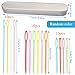 30PCS Plastic Large Eye Sewing Needles, 3 Size Yarn Needle Set, Colorful Big Eye Blunt Sewing Needles, Weaving Needles with Storage Box for Knitting Crocheting