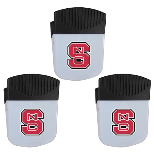 Siskyou Sports NCAA North Carolina State Wolfpack Chip Clip Magnets, 3pk One Size, White