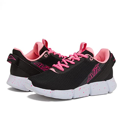 Avia Blitz Girls' Sneakers - Lightweight Tennis, Athletic, Running Shoes for Girls - Little Kid, and Big Kid Sizes 11 to 6